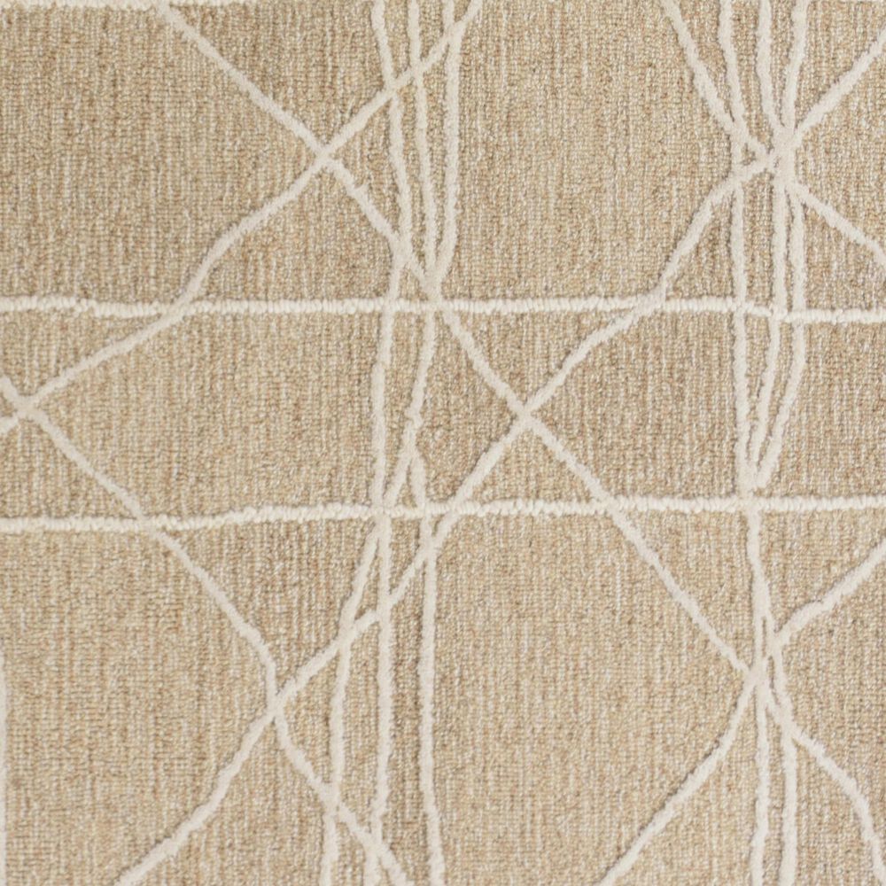 RIZZY Quinn Striped Brown and Taupe 5' x 7'6" Area Rug, , large