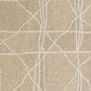 RIZZY Quinn Striped Brown and Taupe 5" x 7"6" Area Rug, , large