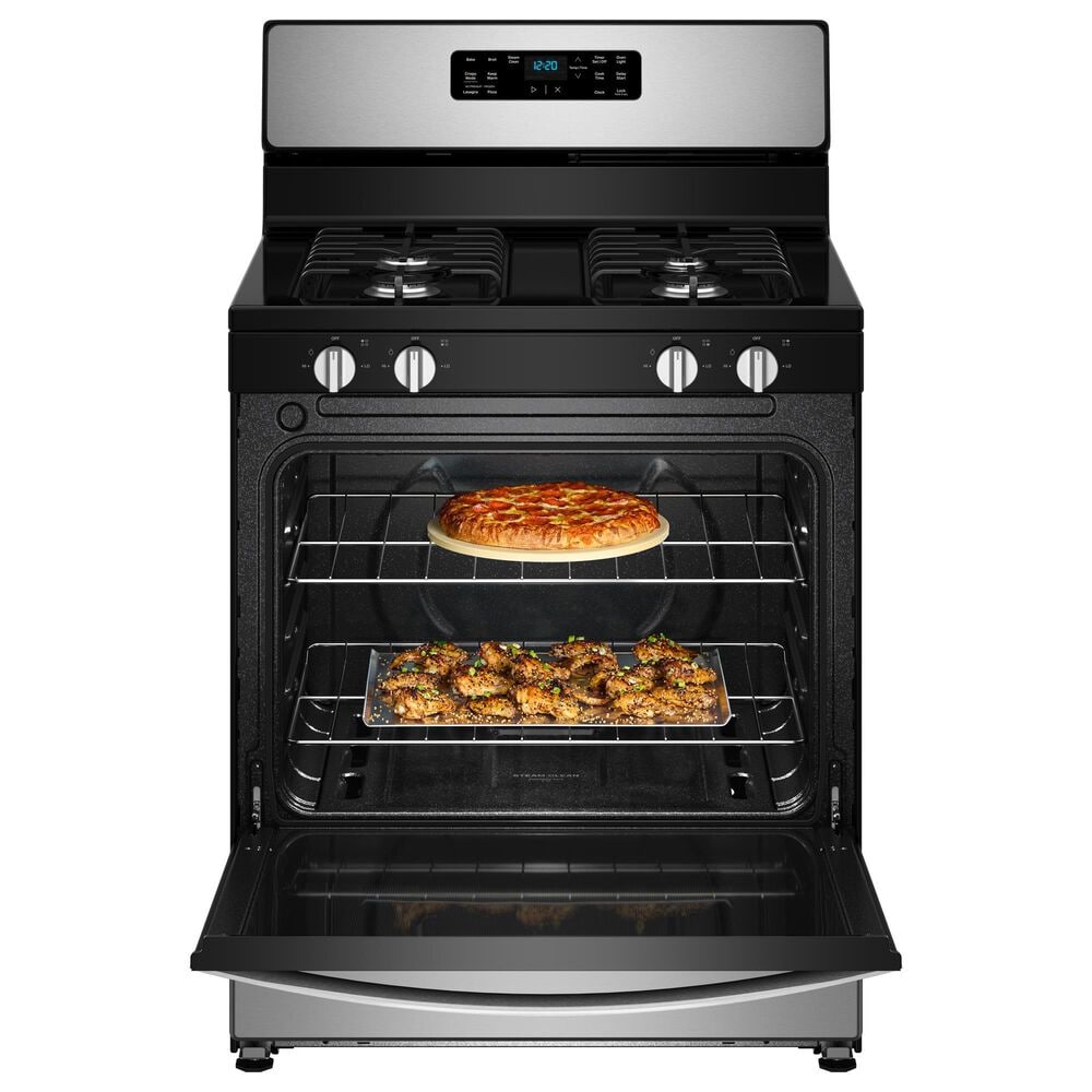 Whirlpool 5.1 Cu. Ft. Gas Range with No Preheat Mode in Stainless Steel, , large