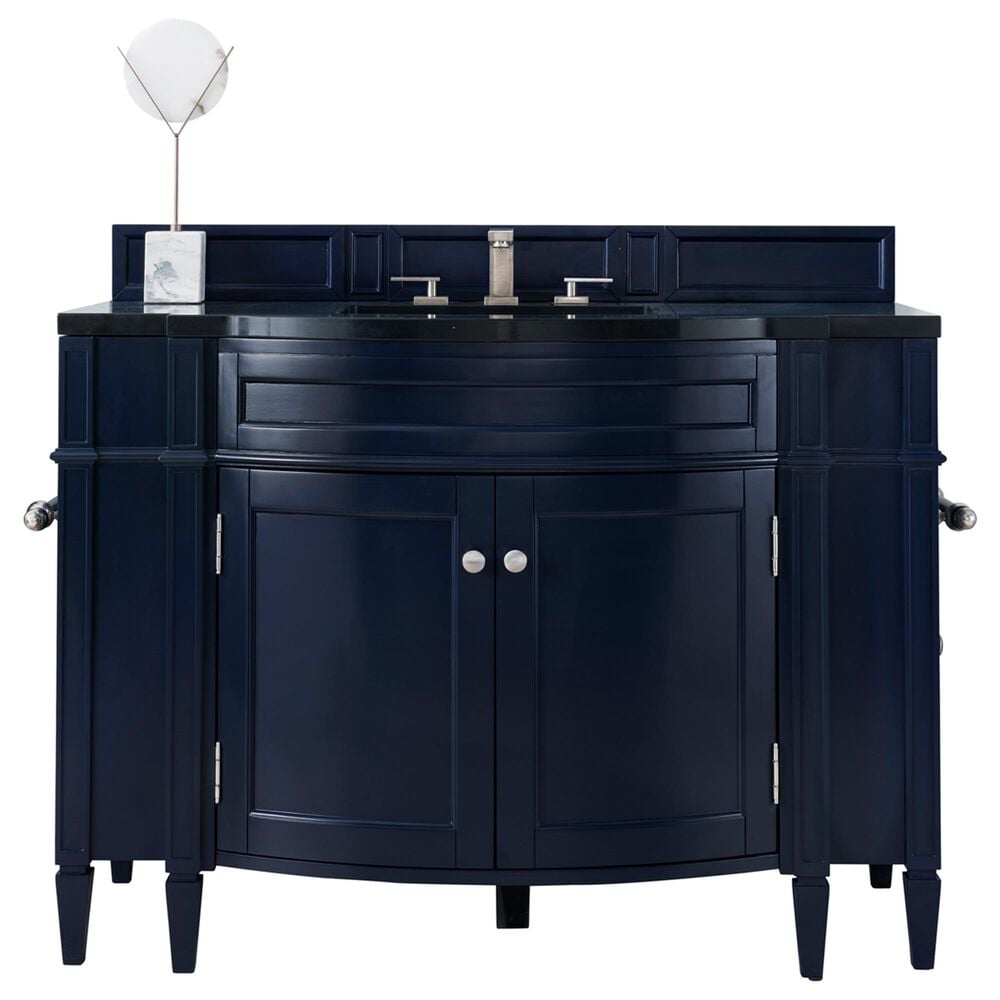James Martin Brittany 46" Single Vanity Cabinet in Victory Blue, , large