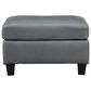 Ashley Genoa Ottoman in Steel, , large
