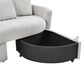 Lifestyle Solutions Beckett Stationary Storage Sofa in Ivory, , large