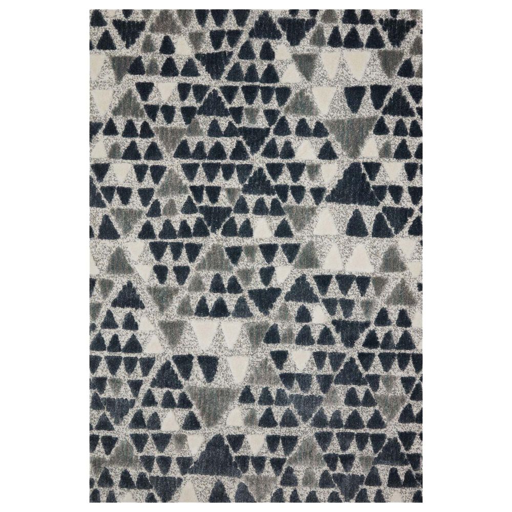 Loloi II Hagen 2"7" x 4" Slate and Denim Area Rug, , large