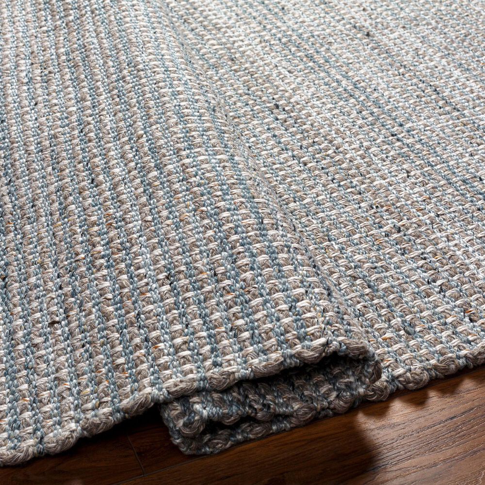 Surya Sara SRU-2300 2&#39; x 3&#39; Light Slate, Charcoal, Brown, Seafoam, Medium Gray, Teal, Pewter Area Rug, , large