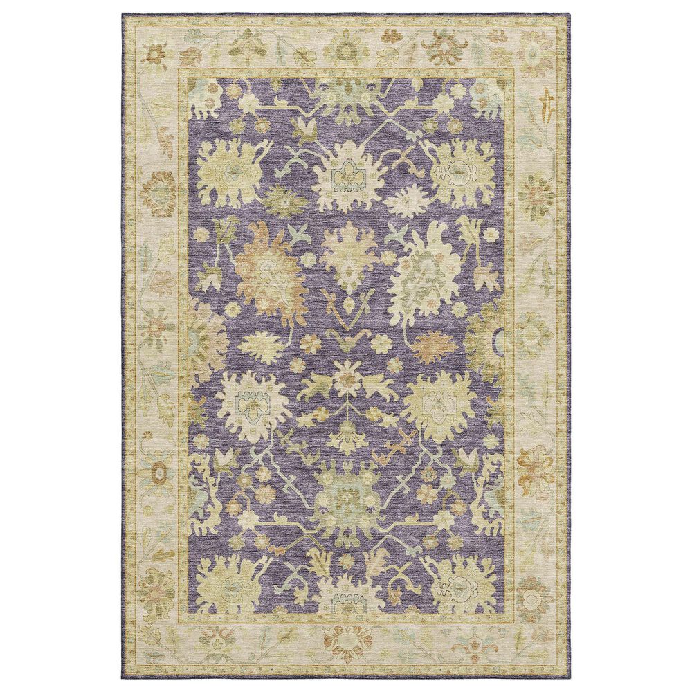 Dalyn Rug Company Hatay Eggplant 10" x 14" Area Rug, , large