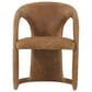 Classic Home Archie Leather Dining Chair in Maple Brown, , large