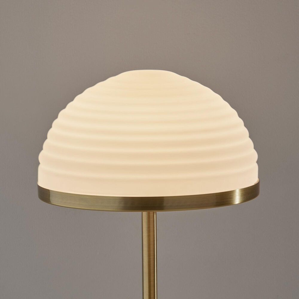 Adesso Juliana LED Table Lamp with Smart Switch in Antique Brass, , large