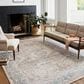 Chris Loves Julia x Loloi Jules 7"6" x 9"6" Natural and Ocean Area Rug, , large