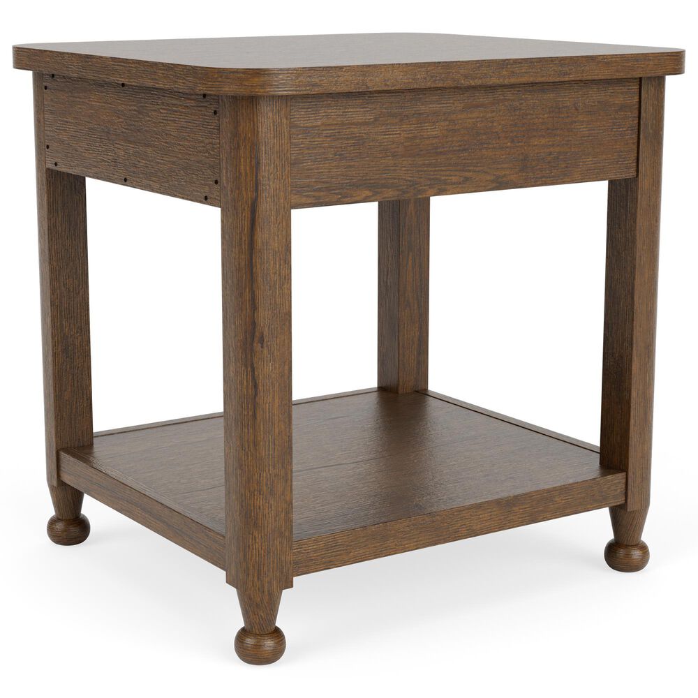 Riverside Furniture Calhoun End Table in Whiskey Oak, , large
