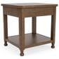 Riverside Furniture Calhoun End Table in Whiskey Oak, , large