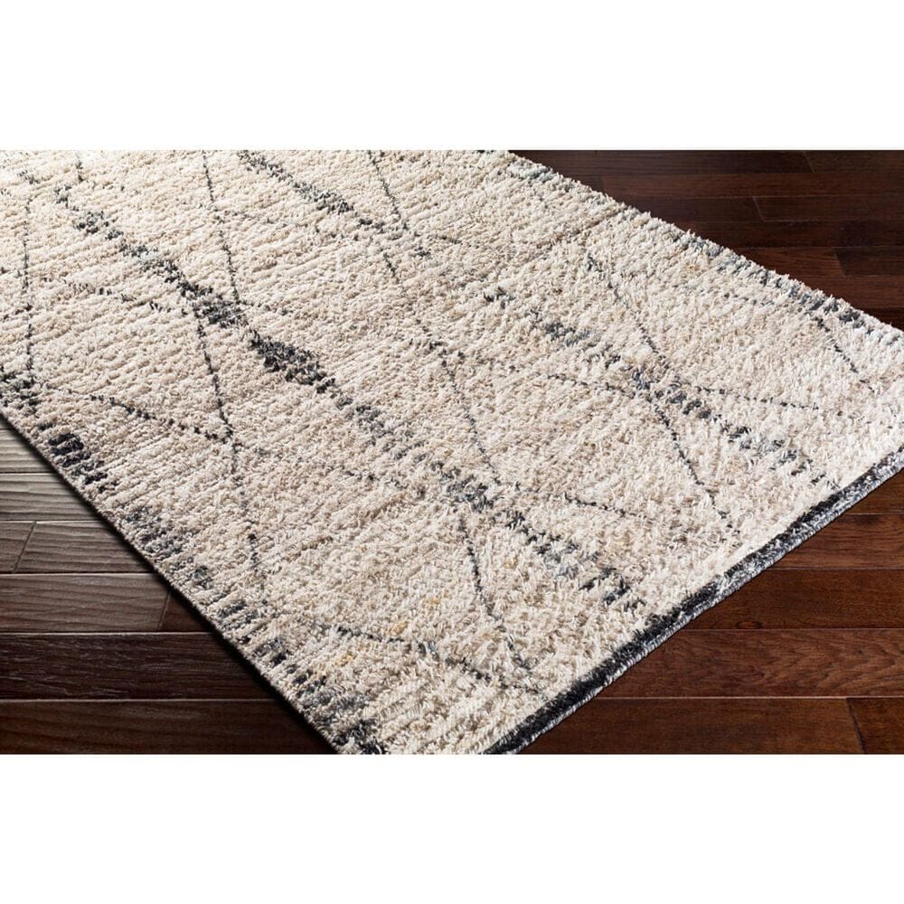 Surya Birch Black, Charcoal, Gray and Cream 12' x 15' Area Rug, , large