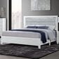 Global Furniture USA Luccia King Bed with LED in White, , large