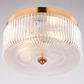 Vaxcel Riverside 2-Light Flush Mount in Muted Brass, , large