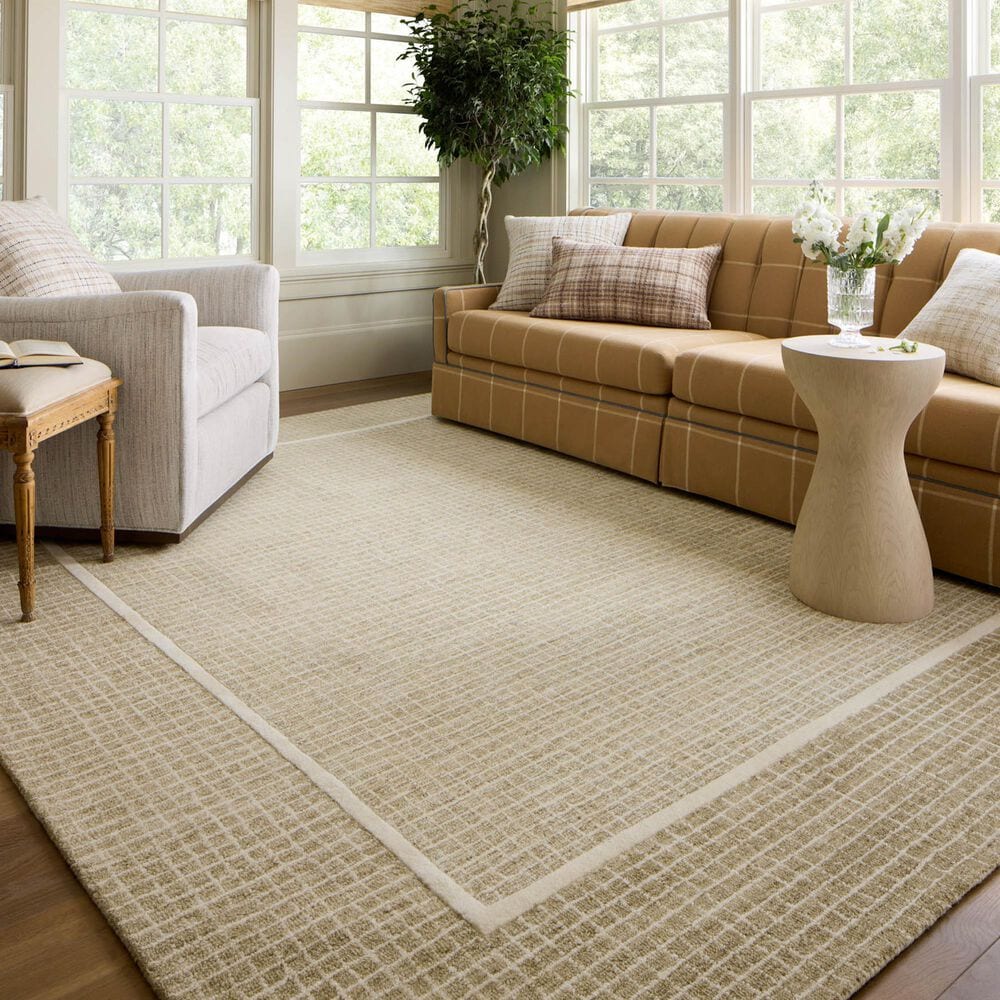 Chris Loves Julia x Loloi Briggs 7&#39;9&quot; x 9&#39;9&quot; Wheat and Ivory Area Rug, , large