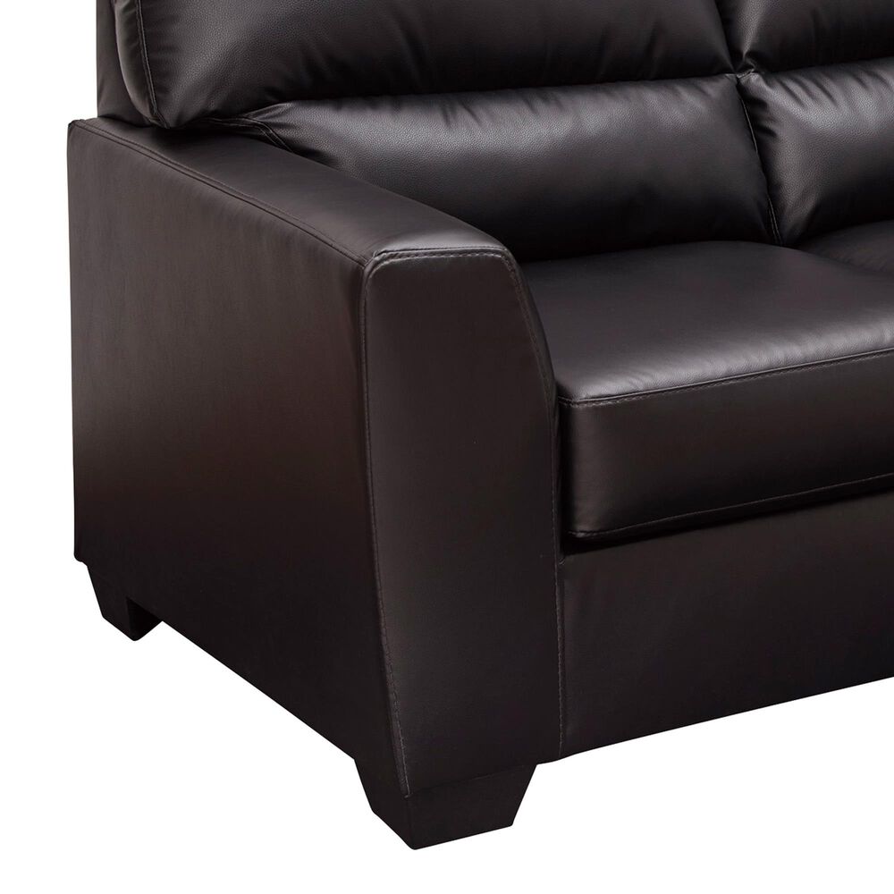 Ashley Glennbre Stationary Loveseat in Midnight, , large