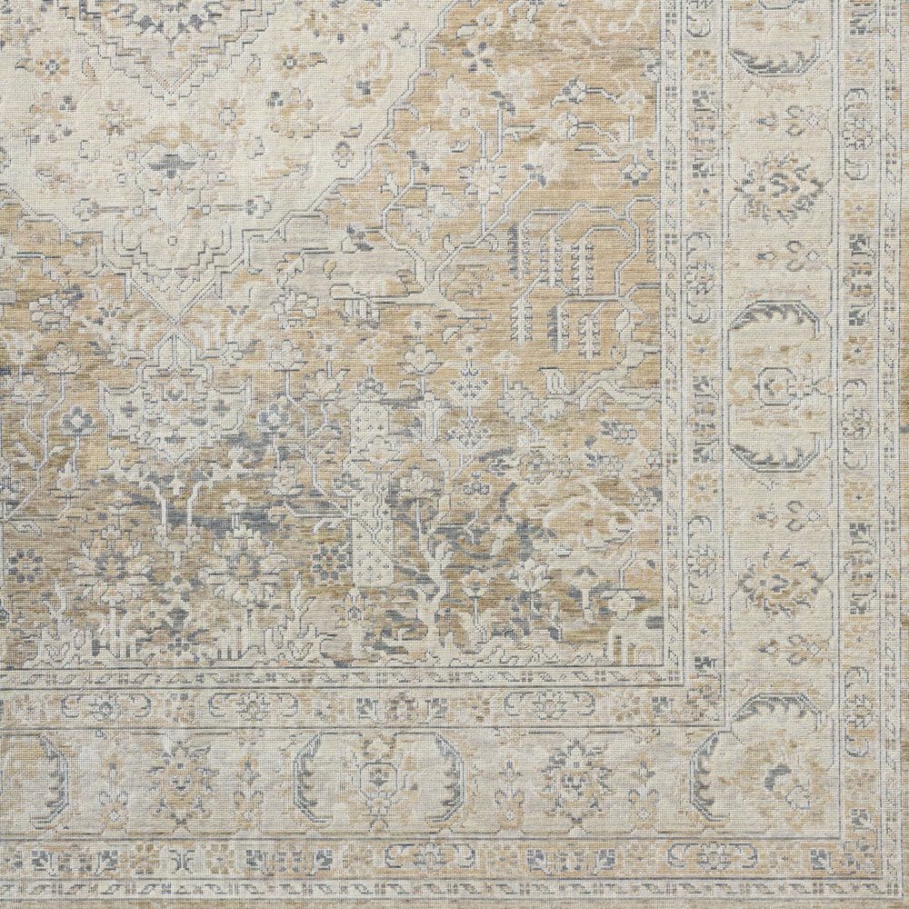 Surya Once Upon a Time Ivory, Tan, Light Gray, Gray and Light Brown 2&#39;11&quot; x 9&#39;10&quot; Runner, , large
