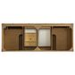James Martin Vanities Breckenridge 60" Double Bathroom Vanity Cabinet in Light Natural Oak, , large