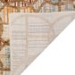 37B Neola Geometric 1"8" x 2"6" Khaki Area Rug, , large