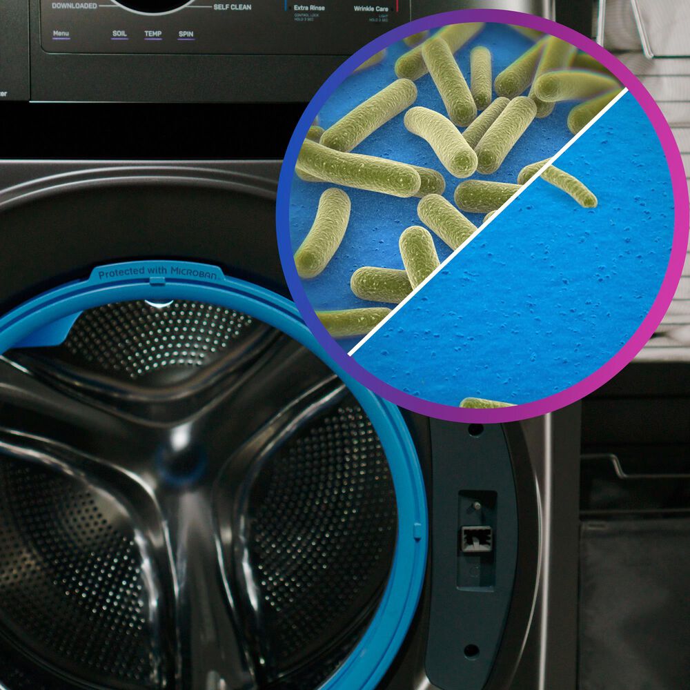 GE Profile 4.8 Cu. Ft. Smart Front Load Combo Washer/Dryer in Jade Green, , large