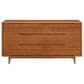 Natural Bamboo Furnishings Currant 4-Piece Queen Bedroom Set in Amber, , large