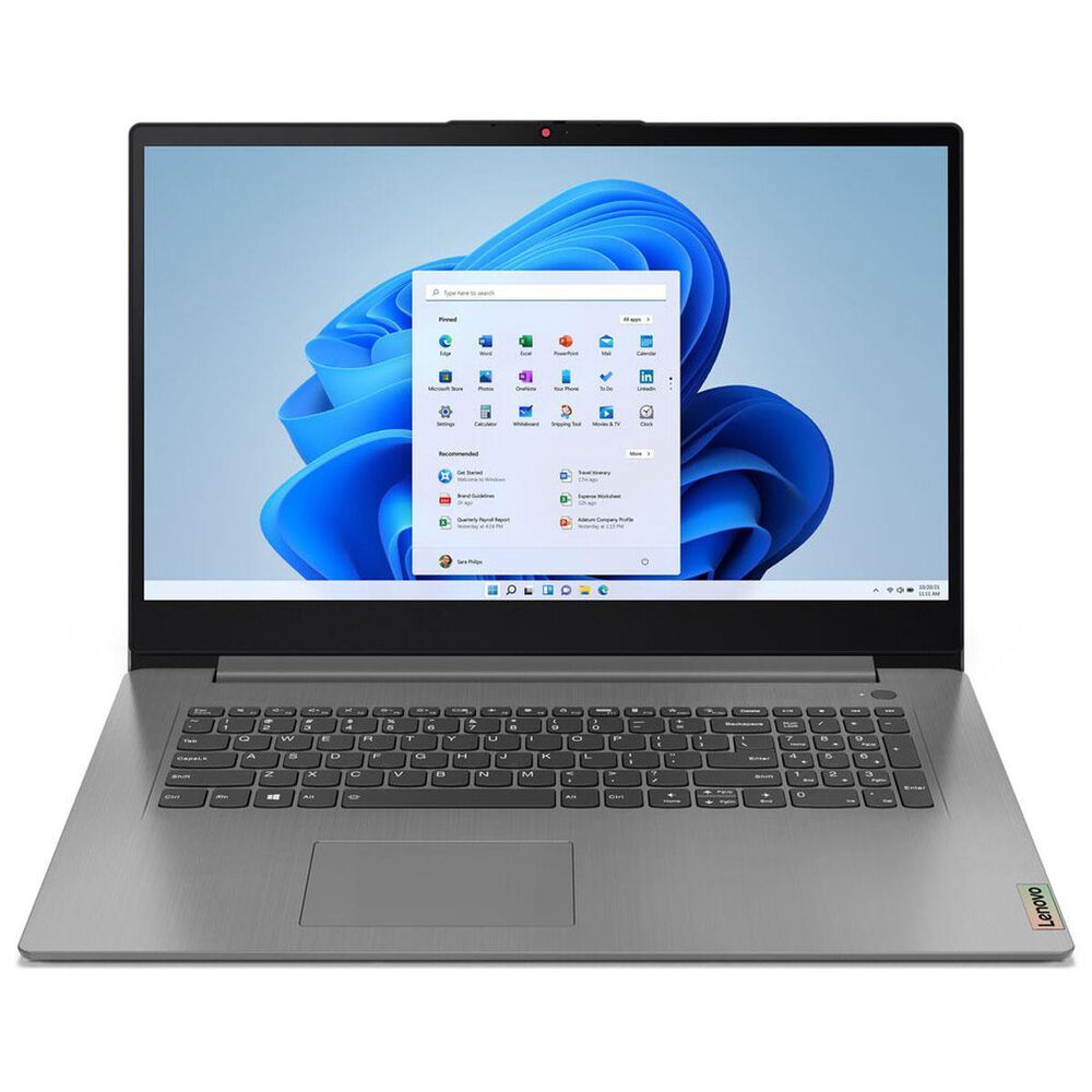 Lenovo 17.3" IdeaPad 3i Laptop | Intel Core i5-1135G7 - 8 GB RAM - Intel Iris Xe Graphics - 256 GB SSD in Arctic Grey, , large