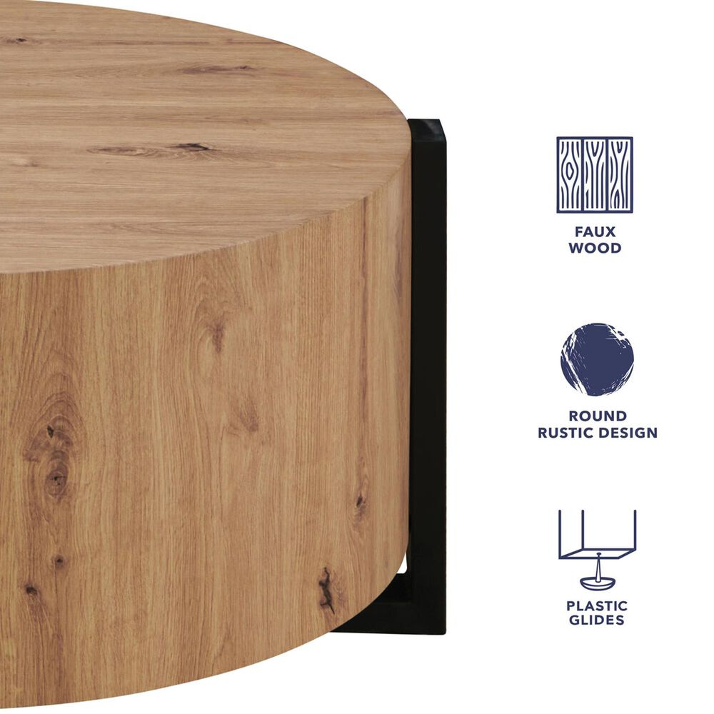 Steve Silver Furniture Darcie Cocktail Table in Natural and Black, , large