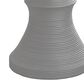 Hearth and Haven Outdoor Round Side Table with Ribbed Texture in Grey, , large