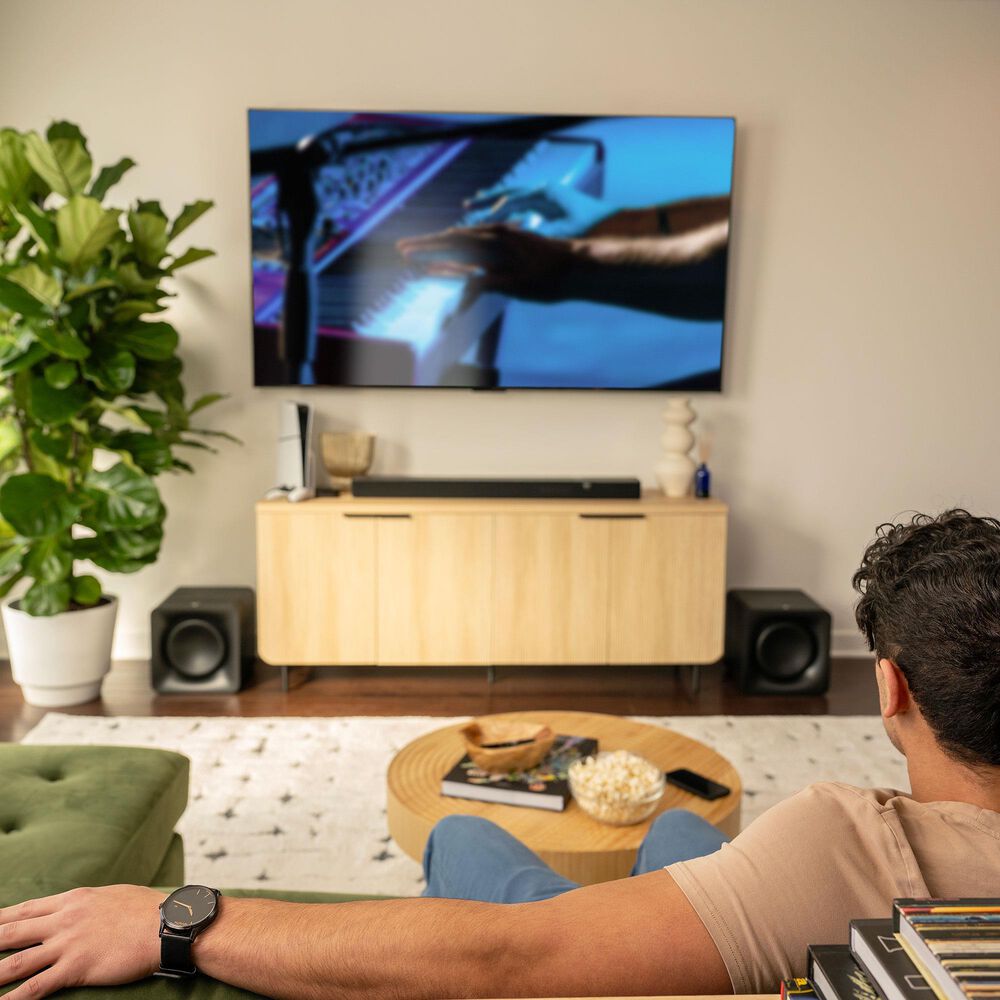 Klipsch Flexus Core 200 3.2.1 Channel Dolby Atmos Soundbar with Sub 100 Wireless Subwoofer in Black, , large