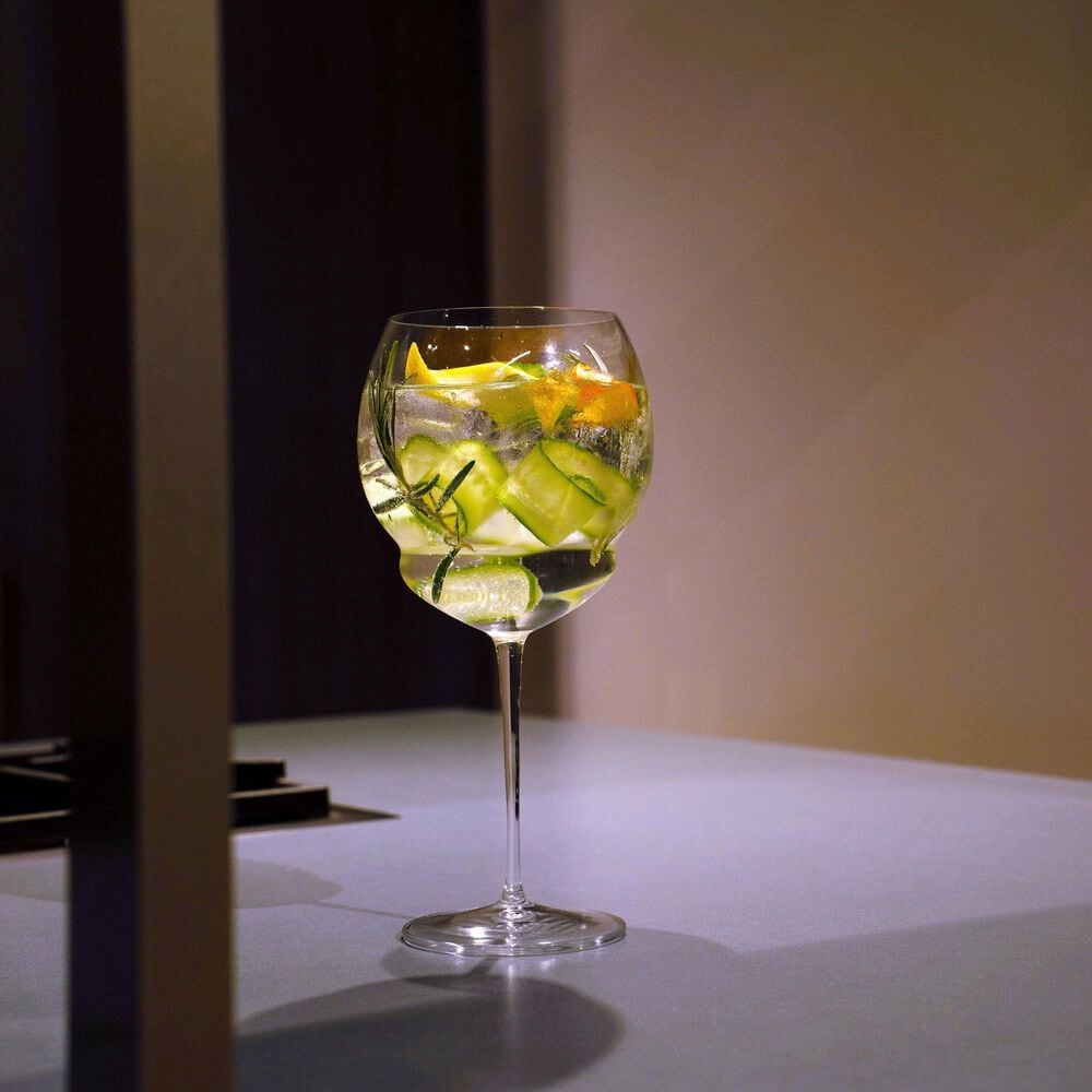 Bormioli Backdoor &#39;20s 27 Oz Italian Premium Gin and Tonic Cocktail Glasses in Clear &#40;Set of 4&#41;, , large