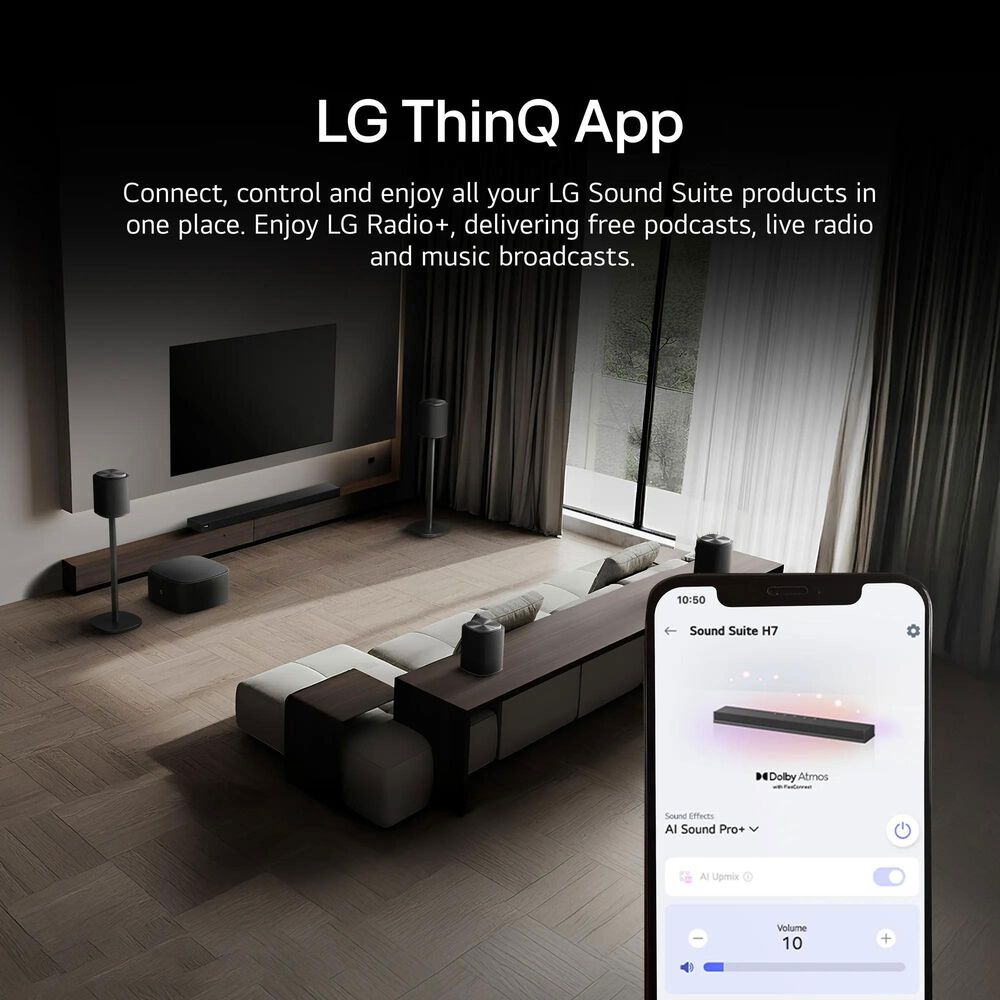 LG 9.1.6 Channel Soundbar in Black, , large