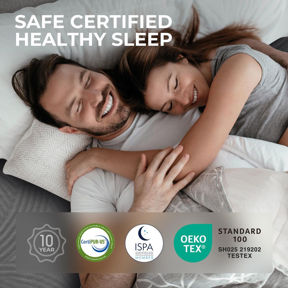 SweetNight CoolNest 16" 518 Medium Queen Mattress in a Box, , large