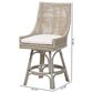 Baxton Studio Bella Swivel Counter Stool in French Grey, , large