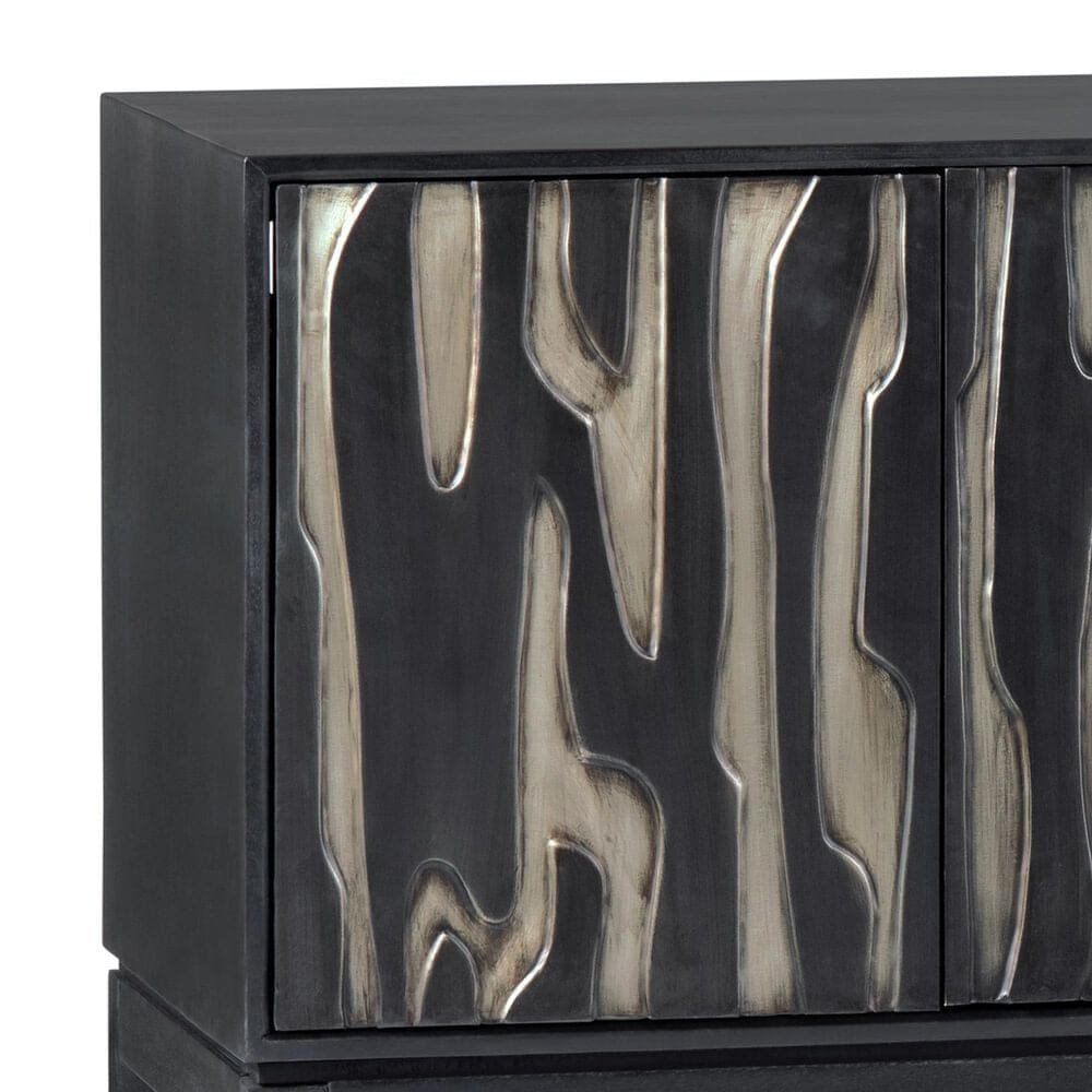 Crestview Collection Maximus 4-Door Sideboard in Black, , large