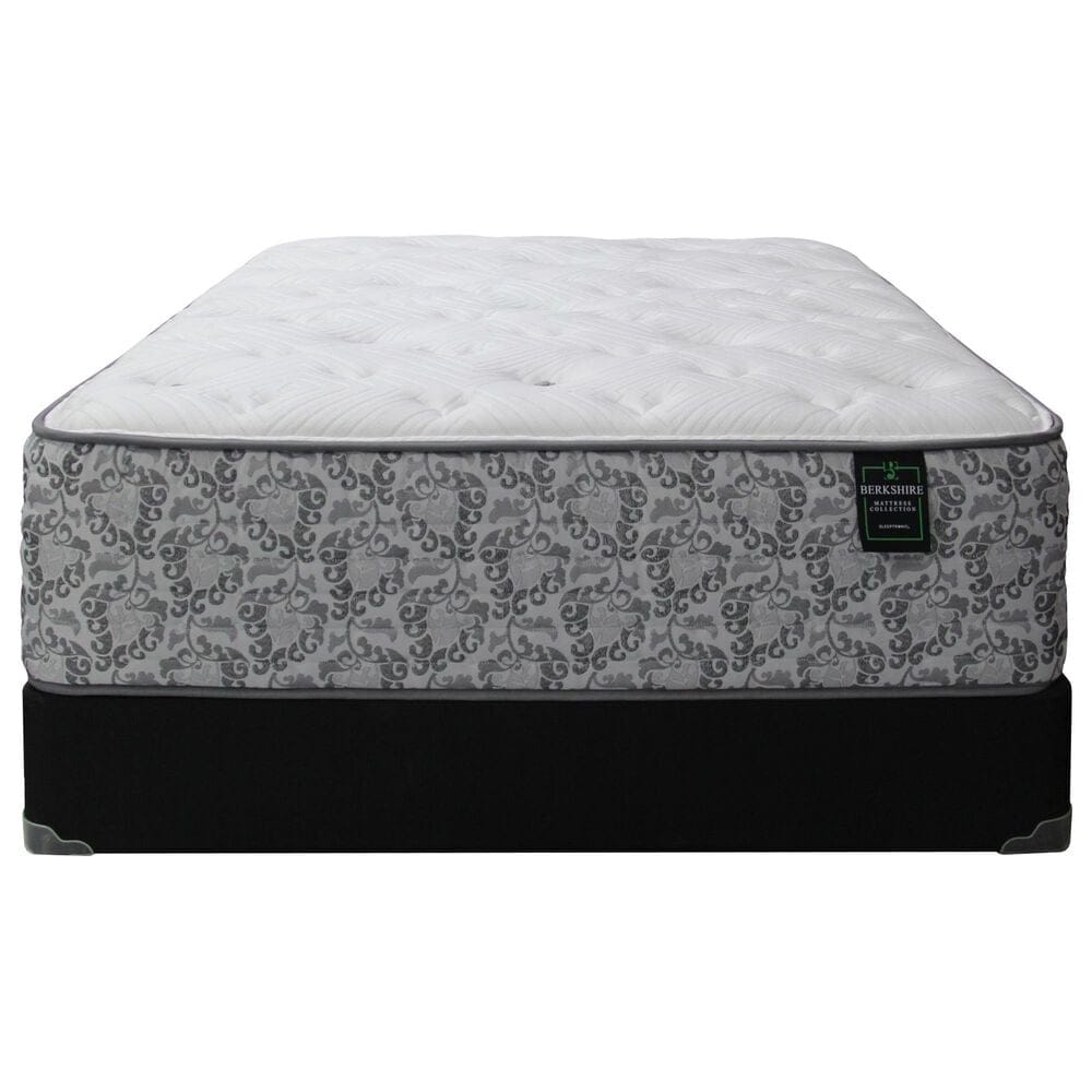 Sleeptronic Berkshire Warren Luxury Medium Plush Queen Mattress with Low Profile Box Spring, , large