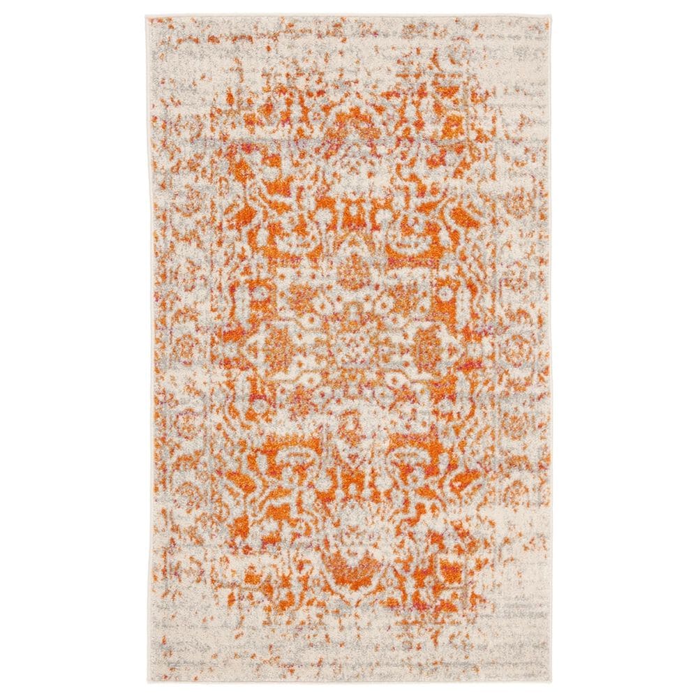 Safavieh Madison MAD603P 2"3" x 4" Orange and Ivory Scatter Rug, , large