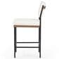 Four Hands Benton Counter Stool in Drifted Oak and Midnight, , large
