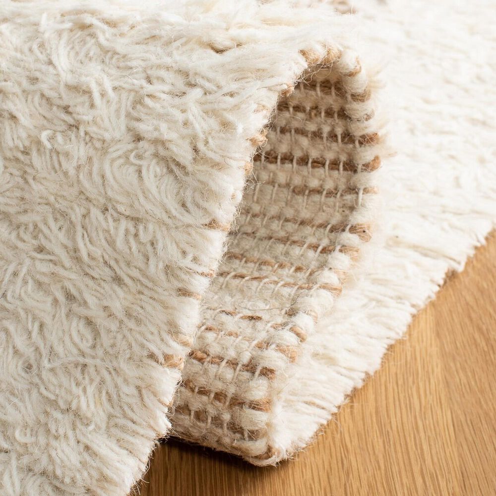 Safavieh Natura 2&#39;3&quot; x 8&#39; Ivory and Natural Runner, , large