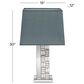 Maple and Jade Glam Table Lamp with Rectangular Shade in Silver, , large
