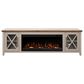 Legends Home Ithaca 83" Fireplace Console in Sandstone and Bourbon, , large