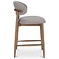 Moe"s Home Collection Ellie Counter Stool in Dark Espresso Brown, , large