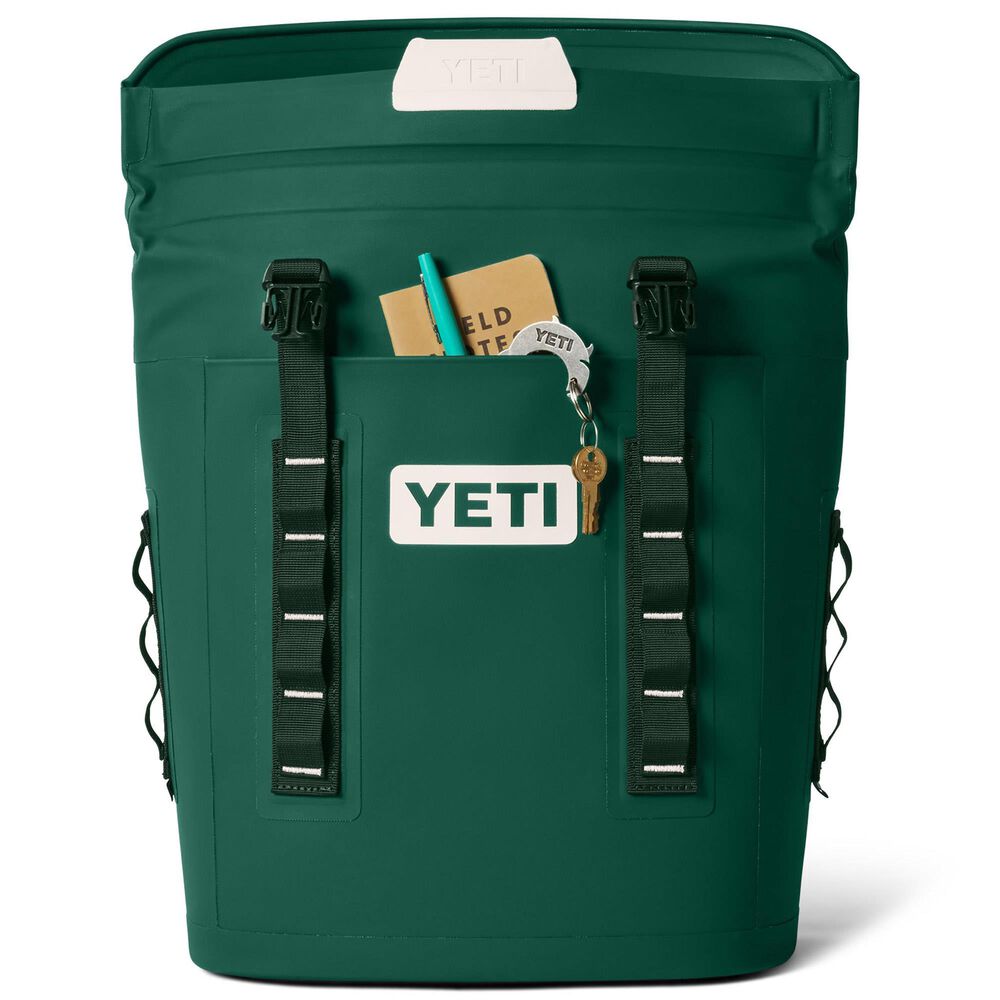 YETI Hopper M12 Backpack Soft Cooler in Black Forest Green, , large