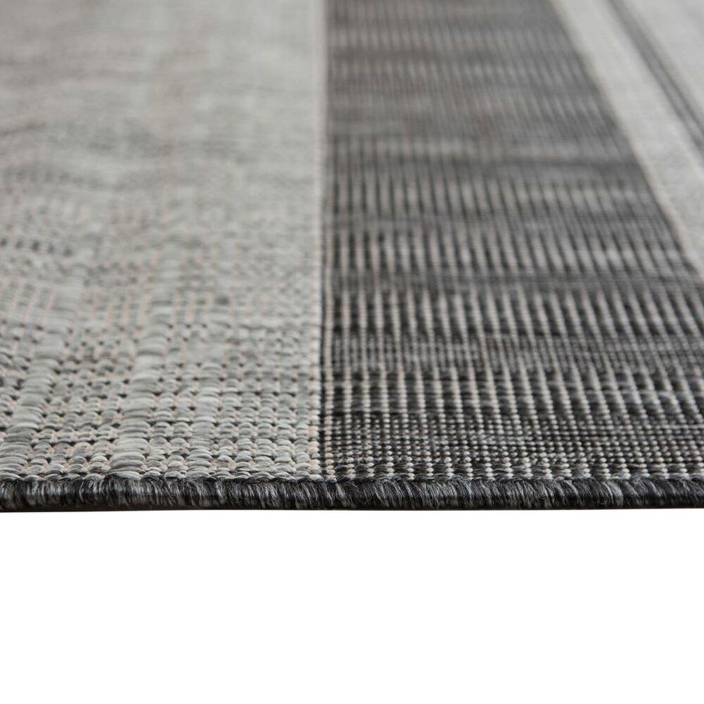 Amer Rugs Maryland 2&#39;4&quot; x 8&#39; Silver and Taupe Runner, , large