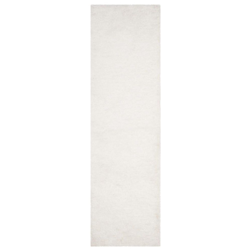 Safavieh Sheep Shag SSG120B 2"3" x 8" Ivory Runner, , large