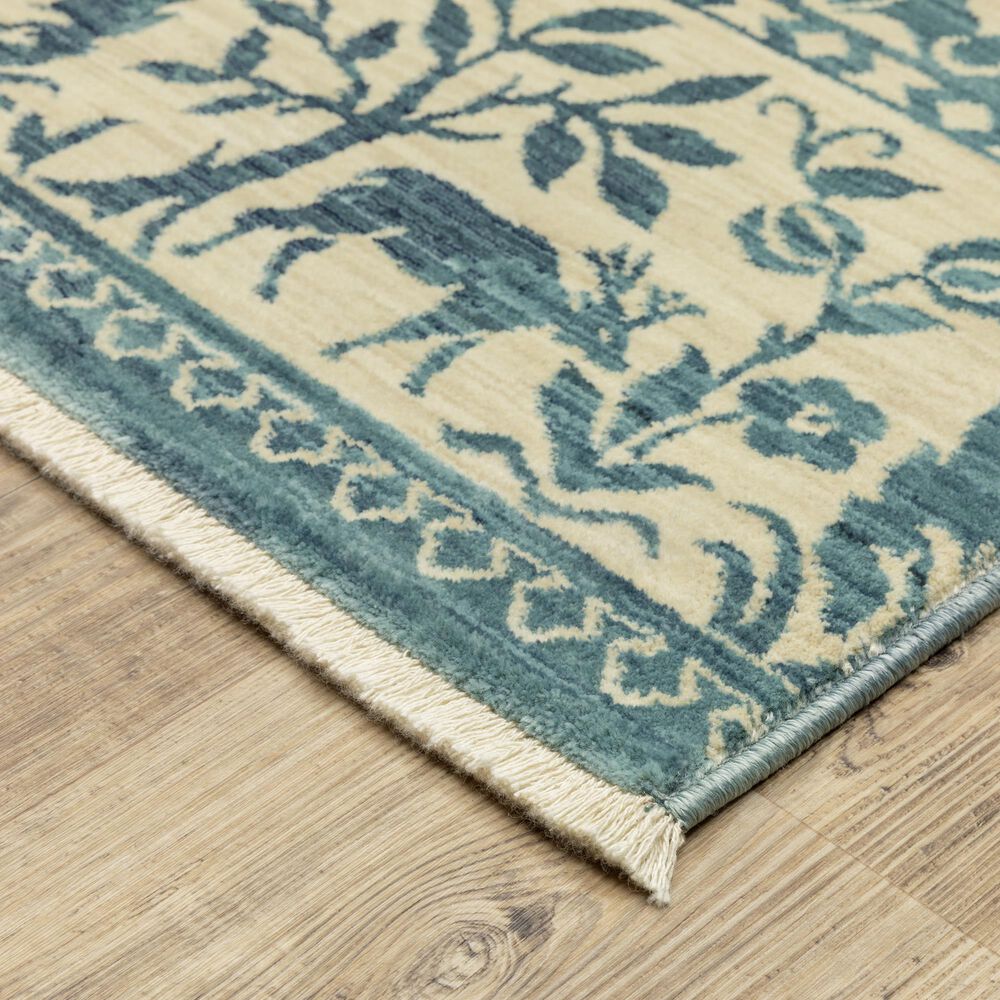 Oriental Weavers Francesca FR08H 2&#39; x 3&#39; Blue Area Rug, , large