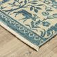 Oriental Weavers Francesca FR08H 2" x 3" Blue Area Rug, , large