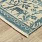 Oriental Weavers Francesca FR08H 2" x 3" Blue Area Rug, , large