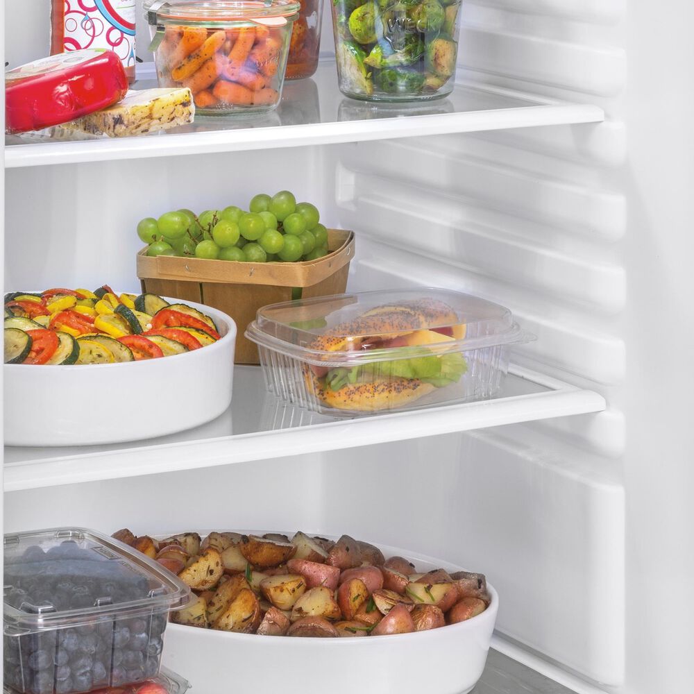 Haier 9.8 Cu. Ft. Top Freezer Refrigerator in Stainless Steel, , large