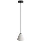 Golden Lighting Clarus 8" 1-Light LED Pendant in White Sandstone, , large