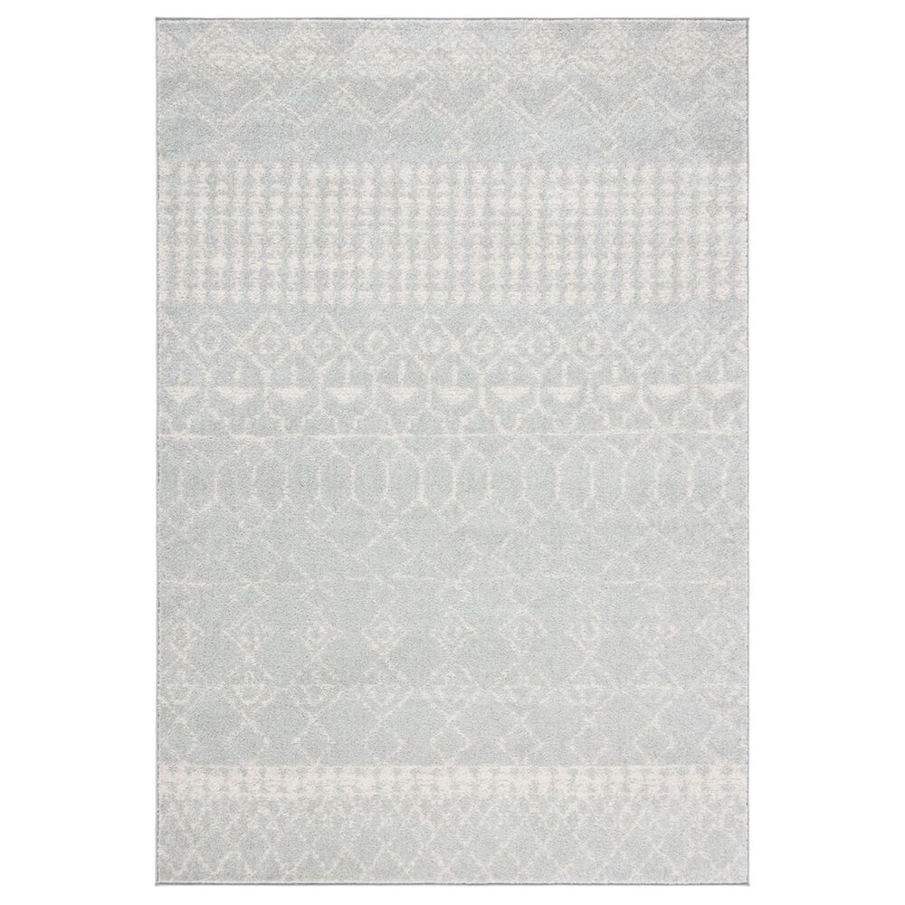 Safavieh Tulum Transitional 4" x 6" Light Grey and Ivory Area Rug, , large