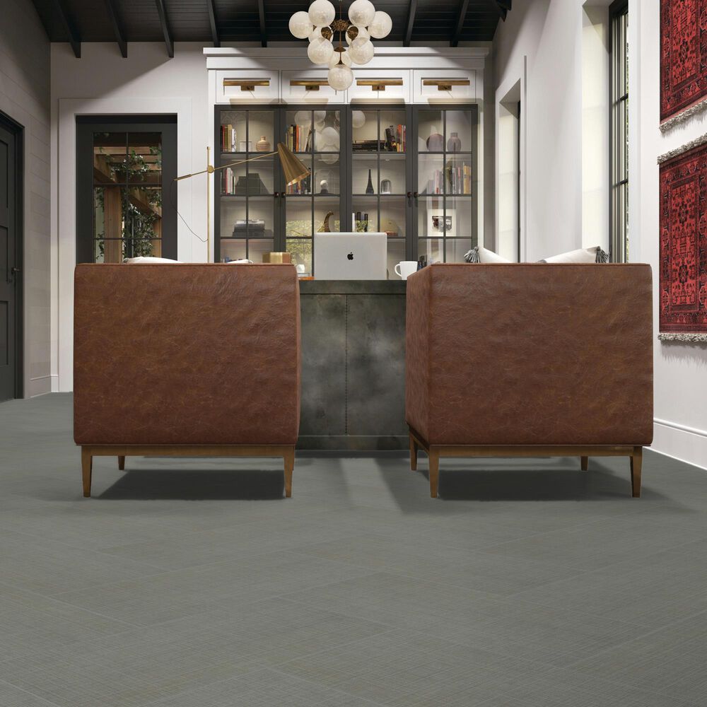Dal-Tile Fabric Art Modern Textile Medium Gray 12&quot; x 24&quot; Porcelain Tile, , large